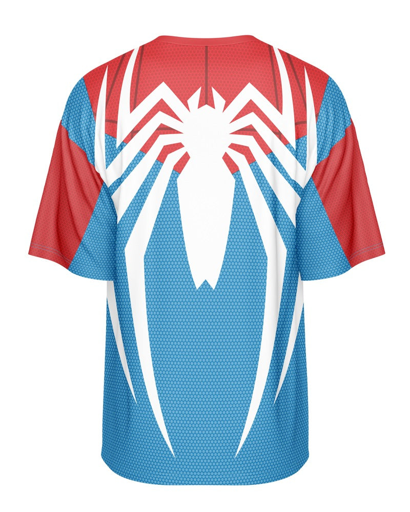 OVERSIZED DIGITAL DRY-FIT - SPIDERMAN WHITE LOGO NEWURG