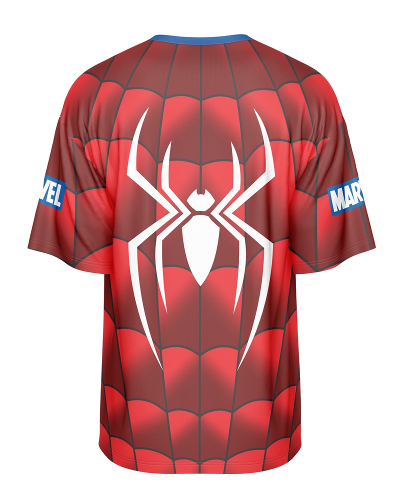 OVERSIZED DIGITAL DRY-FIT - RED SHADOW GRADIENT SPIDERMAN NEWURG