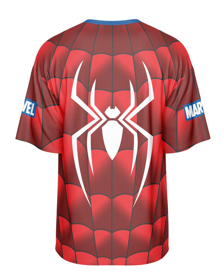OVERSIZED DIGITAL DRY-FIT - RED SHADOW GRADIENT SPIDERMAN NEWURG