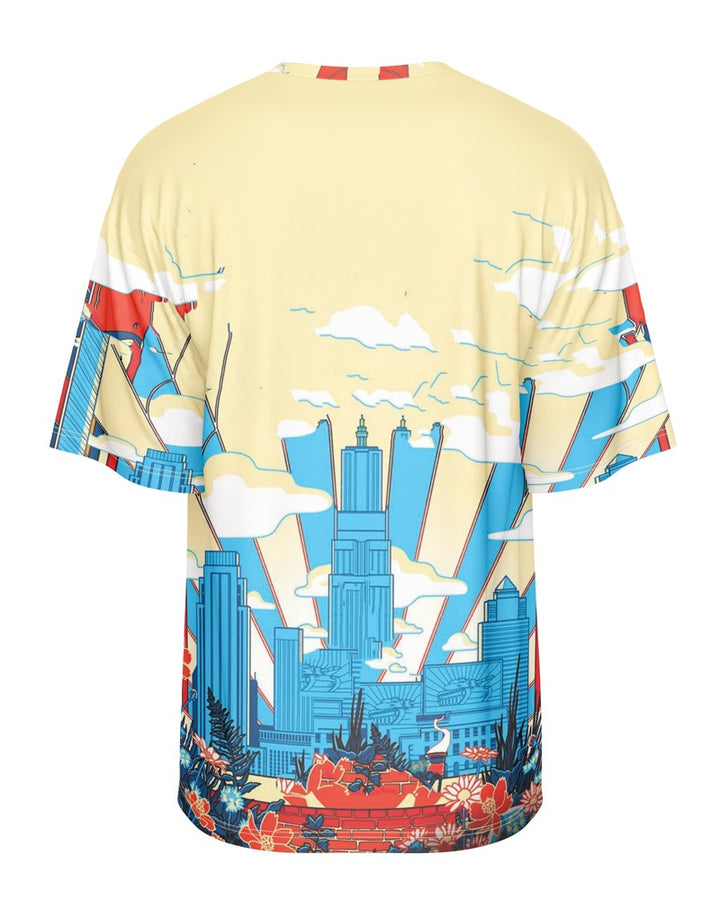OVERSIZED DIGITAL DRY-FIT - OFFWHITE SPIDERMAN 2026 NEWURG