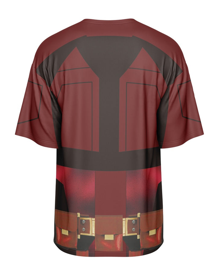 OVERSIZED DIGITAL DRY-FIT - DEADPOOL COSTUME TEE NEWURG