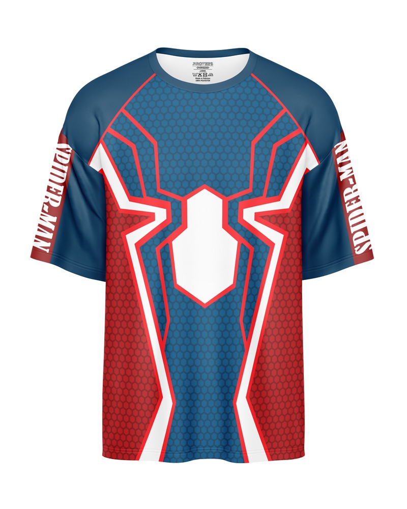 OVERSIZED DIGITAL DRY-FIT -WEB WARRIOR TEE