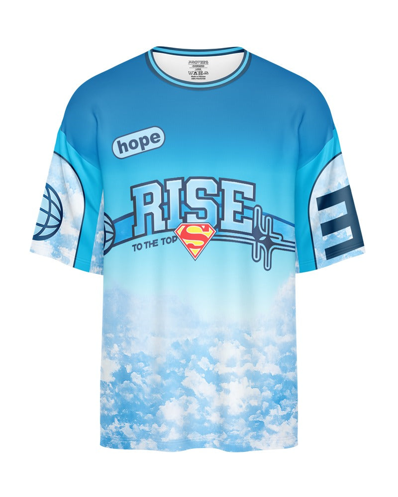 OVERSIZED DIGITAL DRY-FIT - SUPERMAN RISE TEE