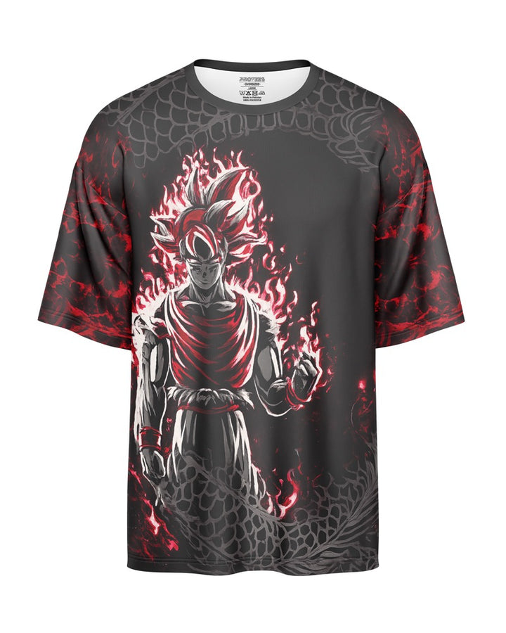 OVERSIZED DIGITAL DRY-FIT - SHADOW SAIYAN TEE NEWURG