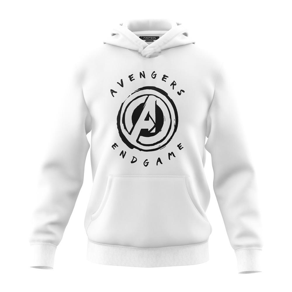 WHITE END GAME  - ULTRA SOFT FLEECE HOODIE