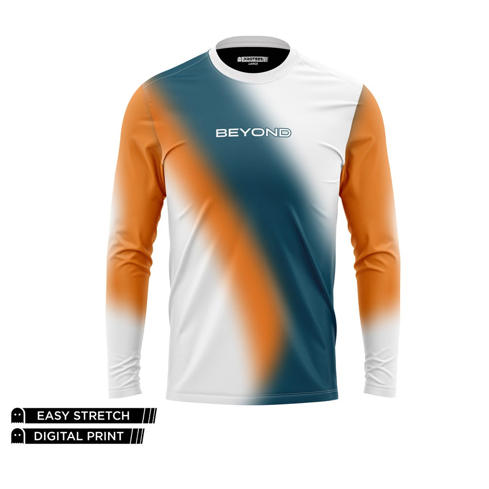 TEAL ORANGE DIAGONAL FADE - FRONT