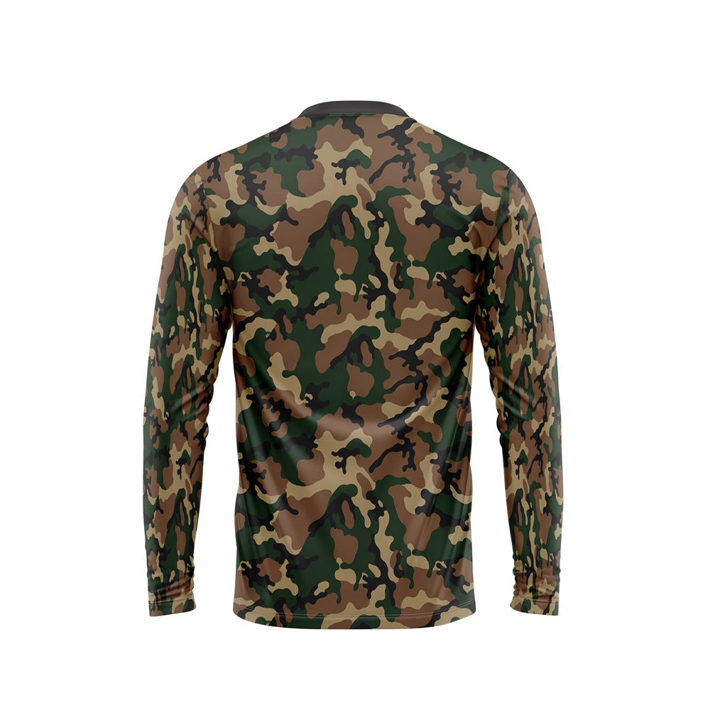 WOODLAND GREEN CAMO - FRONT