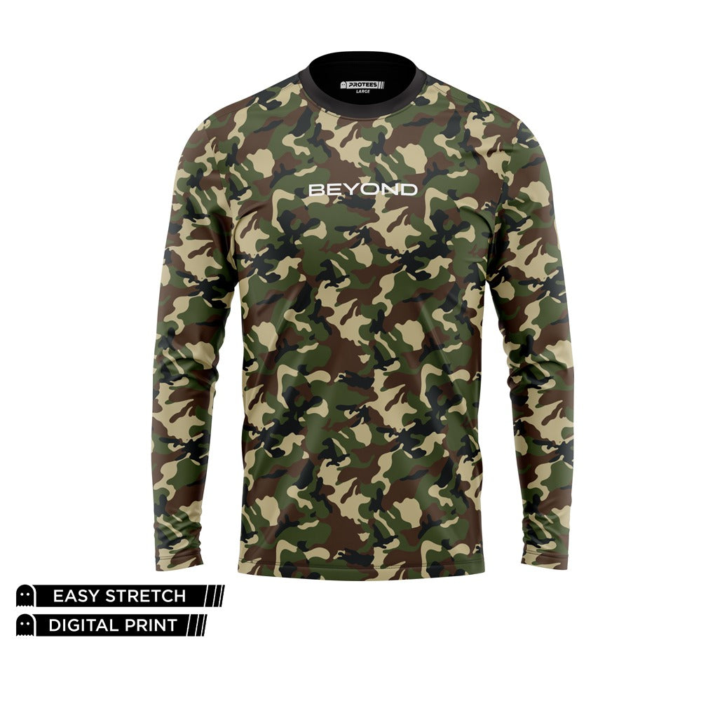 WOODLAND GREEN CAMO - FRONT