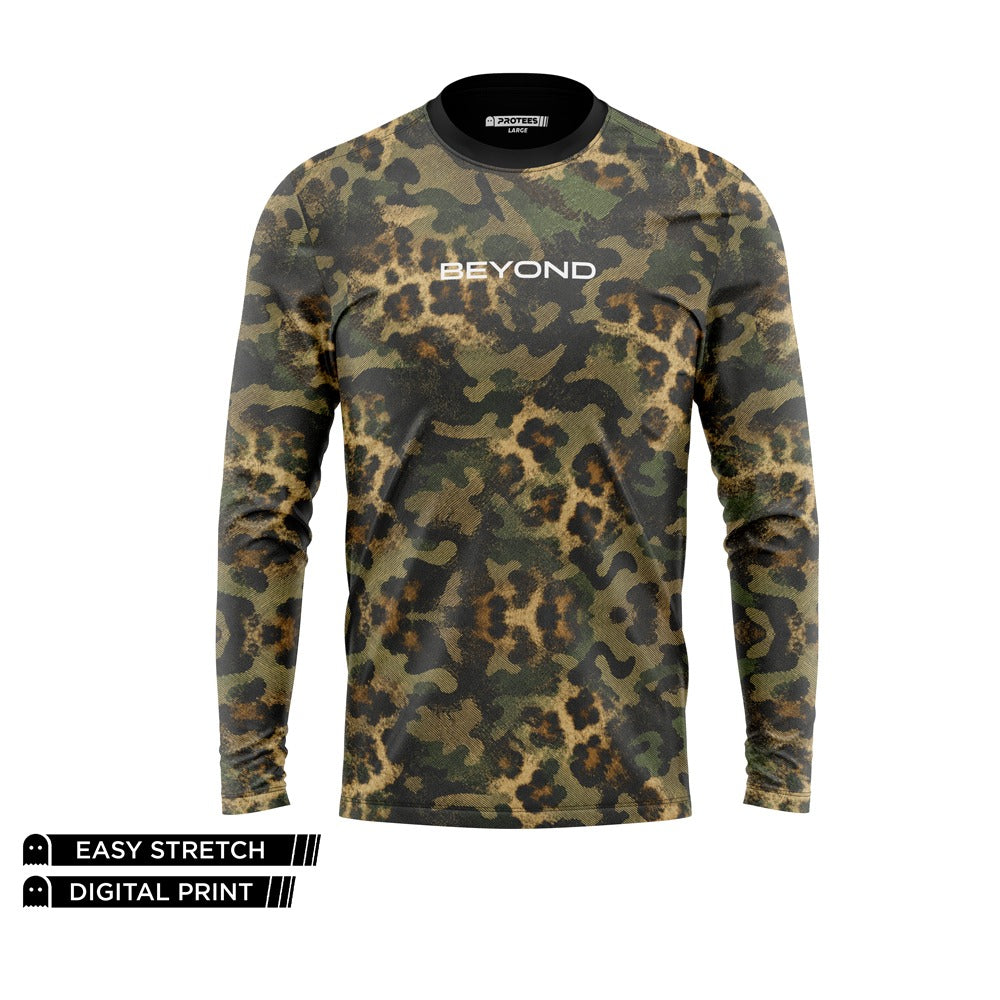 OLIVE GREEN LEOPARD CAMO - FRONT