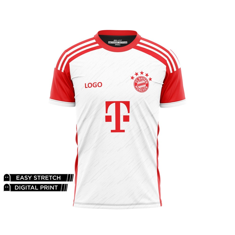 FOOTBALL TEE - HARRY KANE BAYERN HOME JERSEY