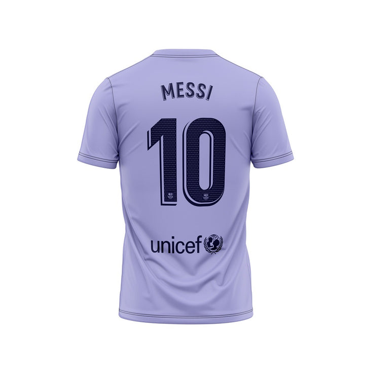 FOOTBALL TEE - MESSI BARCELONA AWAY JERSEY