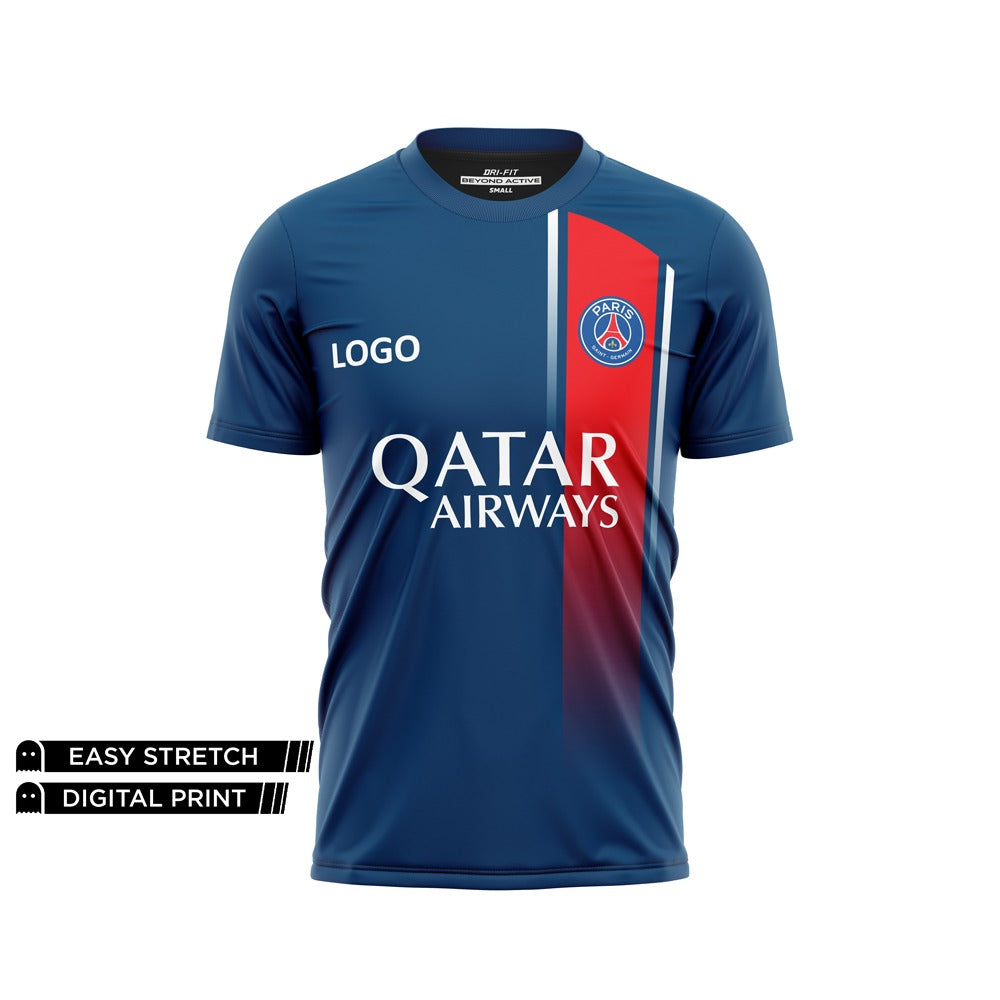 FOOTBALL TEE - MBAPPE PSG HOME JERSEY