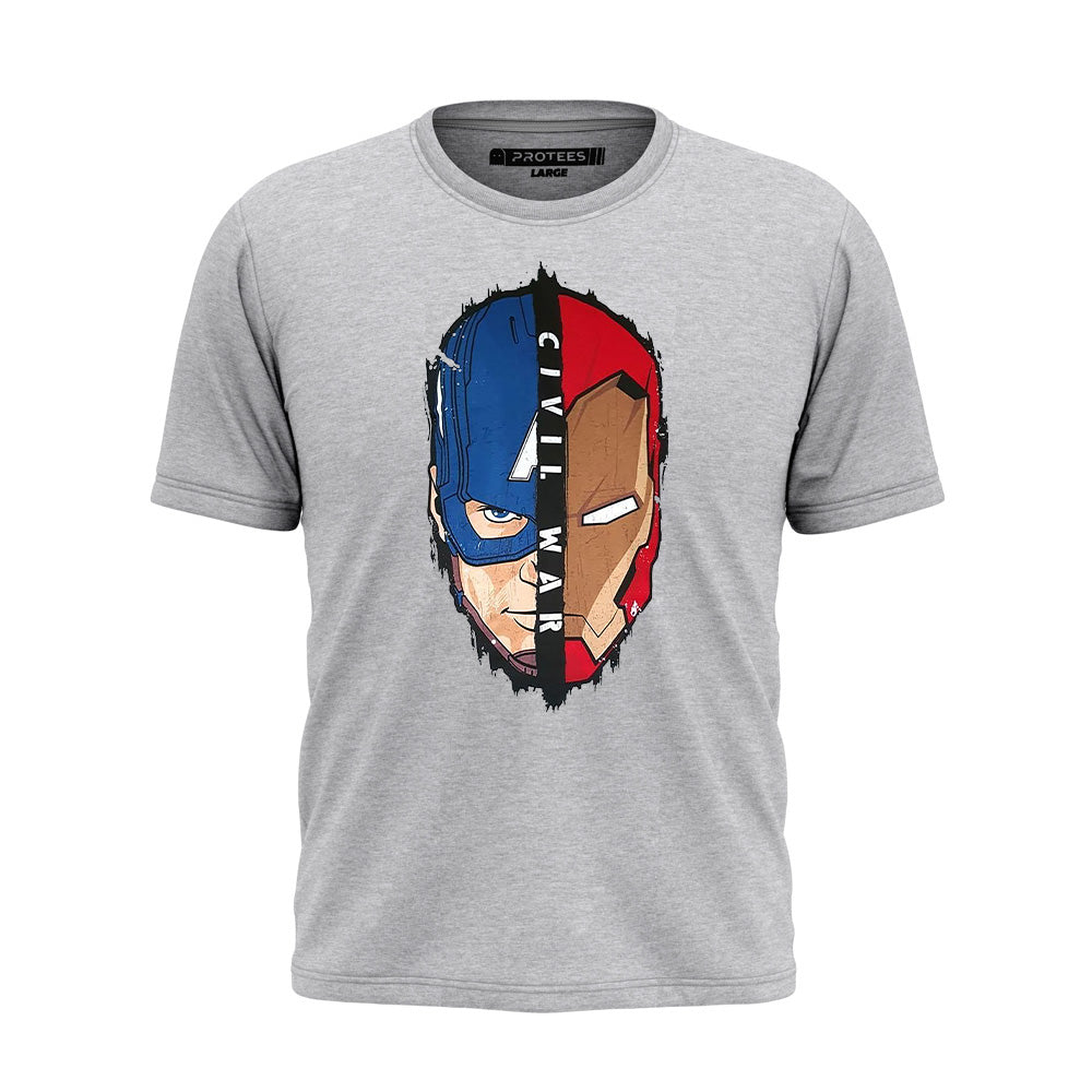 DTF - CIVIL WAR CAPTAIN AMERICA AND IRONMAN TEE DTF004