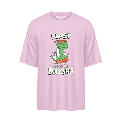 OVERSIZED - PINK BLAST TEE