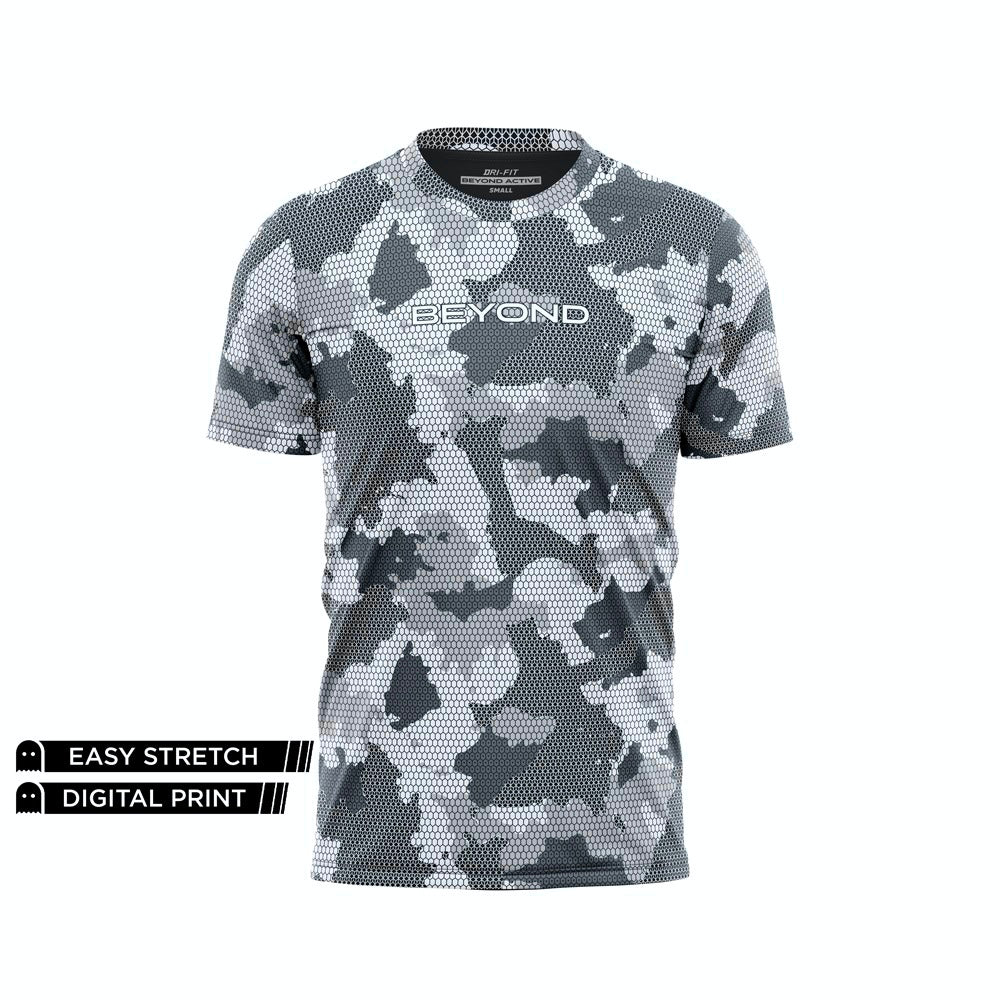 BEYOND DIAMOND SMOKE WHITE CAMO DRY-FIT TEE
