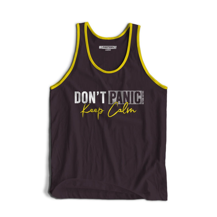 DONT PANIC KEEP CALM TANKTOP