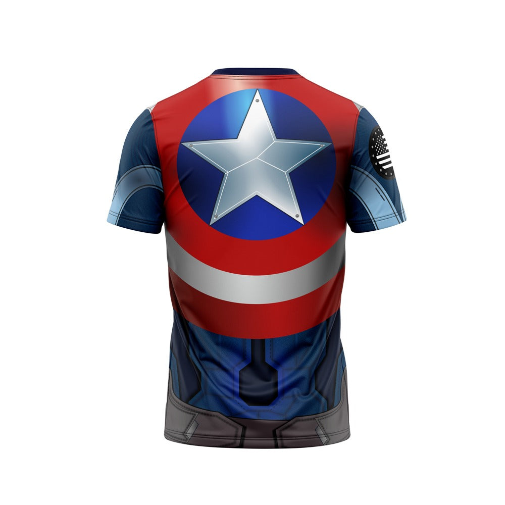 DIGITAL DRY-FIT TEE - NEW CAPTAIN AMERICA 2023  DG01047AO