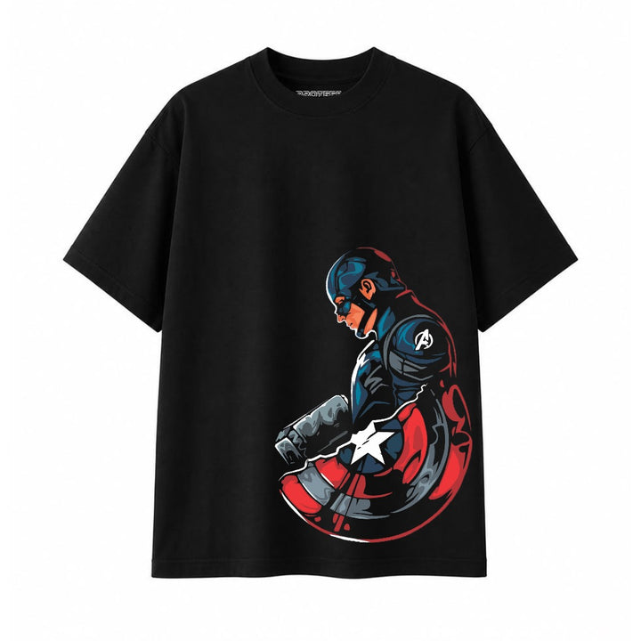 OVERSIZED TEE - CAPTAIN AMERICA WITH SHEILD