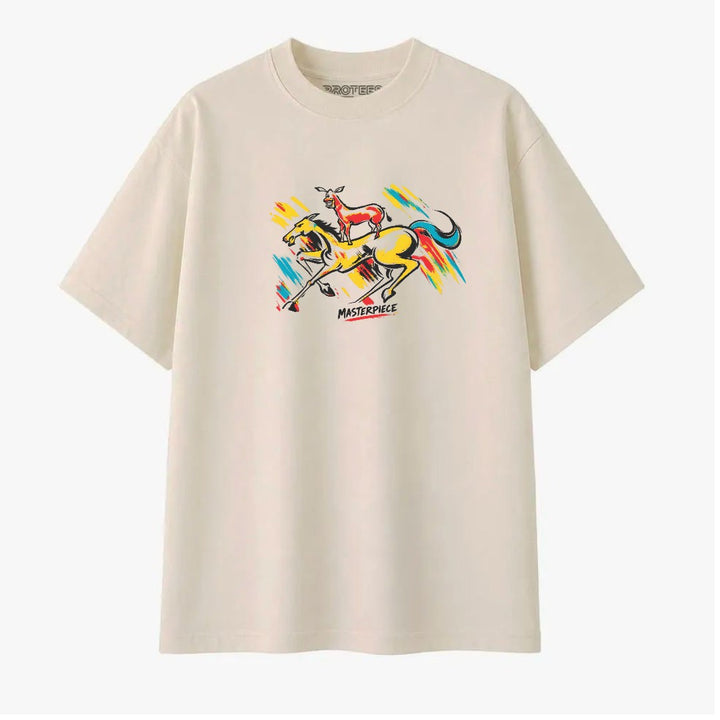 OVERSIZED TEE - MAJNOO BHAI ART