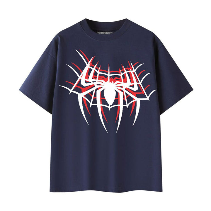 OVERSIZED TEE - DOUBLE SPIDER LOGO