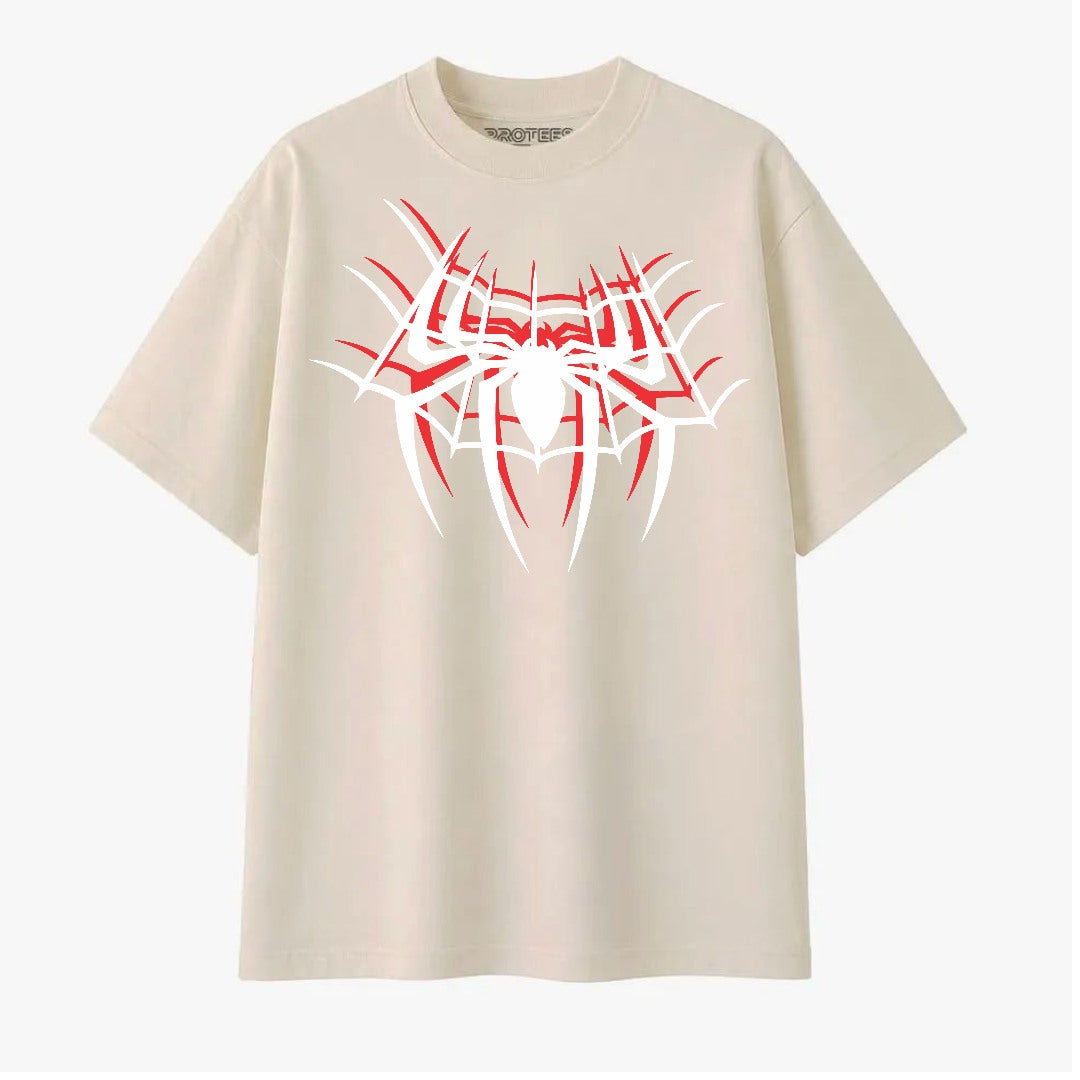 OVERSIZED TEE - DOUBLE SPIDER LOGO