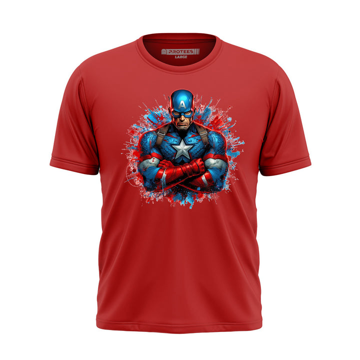 DTF - CAPTAIN AMERICA SPLASH TEE DTF0068