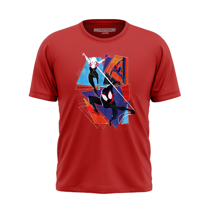 DTF - SPIDERMAN WITH SPIDERWOMEN TEE DTF033