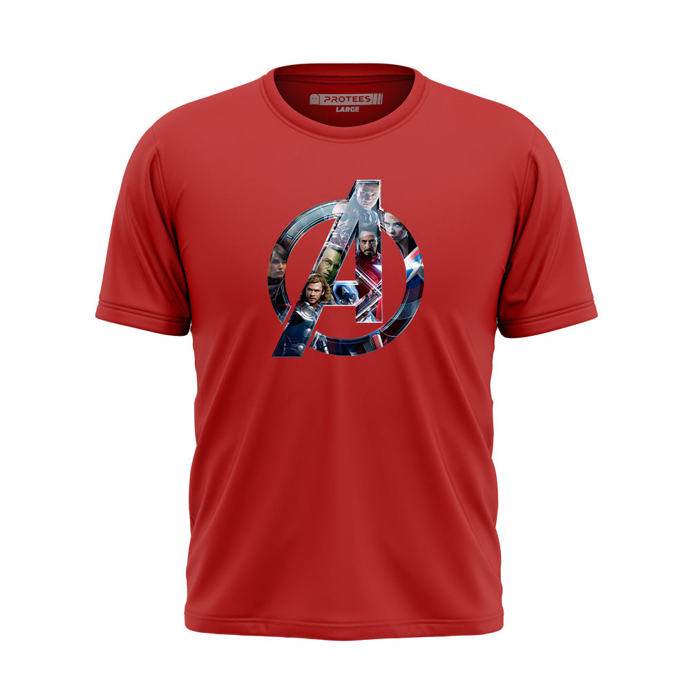 DTF - AVENGERS HEROES LOGO TEE DTF038