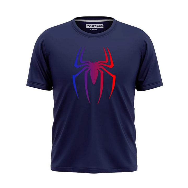 DTF MULTI AZURE SPIDERMAN LOGO TEE DTF0061