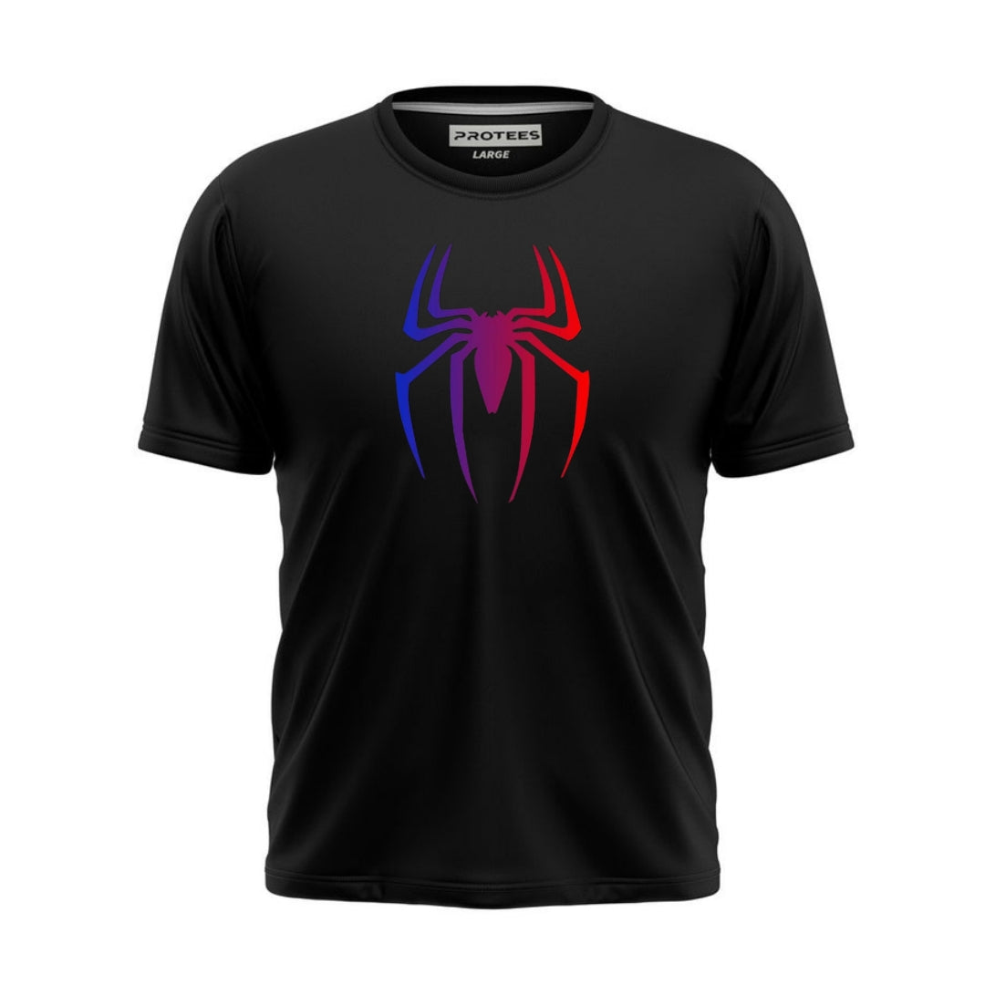 DTF MULTI AZURE SPIDERMAN LOGO TEE DTF0061