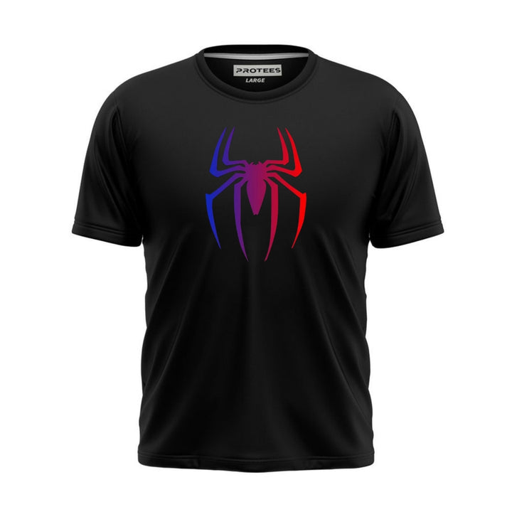 DTF MULTI AZURE SPIDERMAN LOGO TEE DTF0061