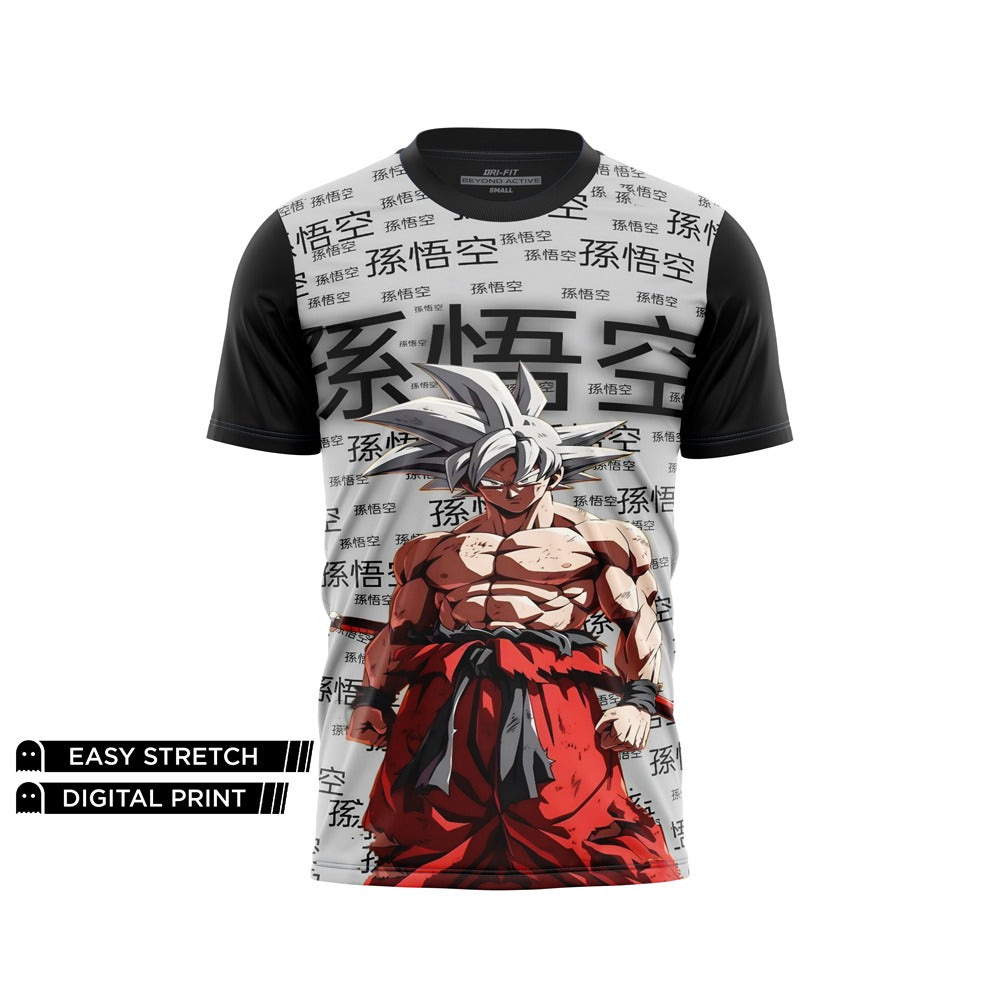 DIGITAL DRY-FIT TEE - GOKU ULTRA INSTINCT SILENT POWER