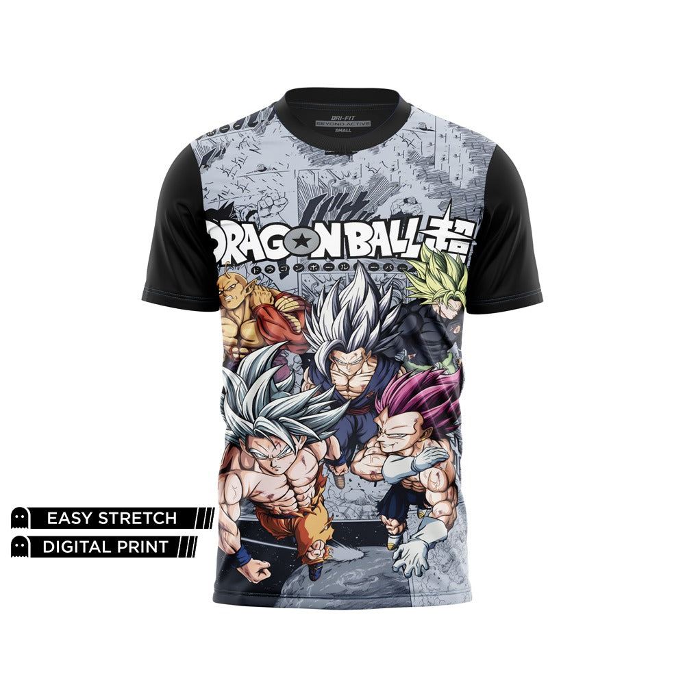 DIGITAL DRY-FIT TEE - DRAGONBALL ALL SAIYAN