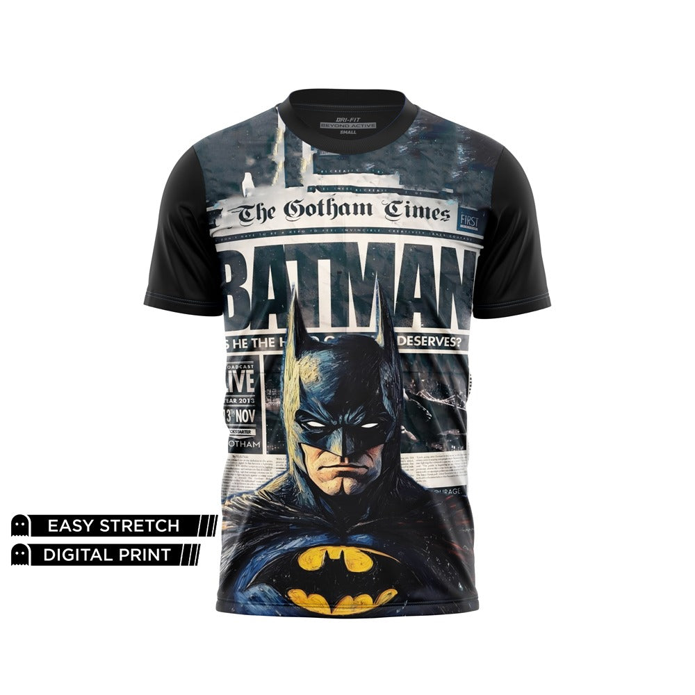 DIGITAL DRY-FIT TEE - BATMAN GOTHAM TIMES