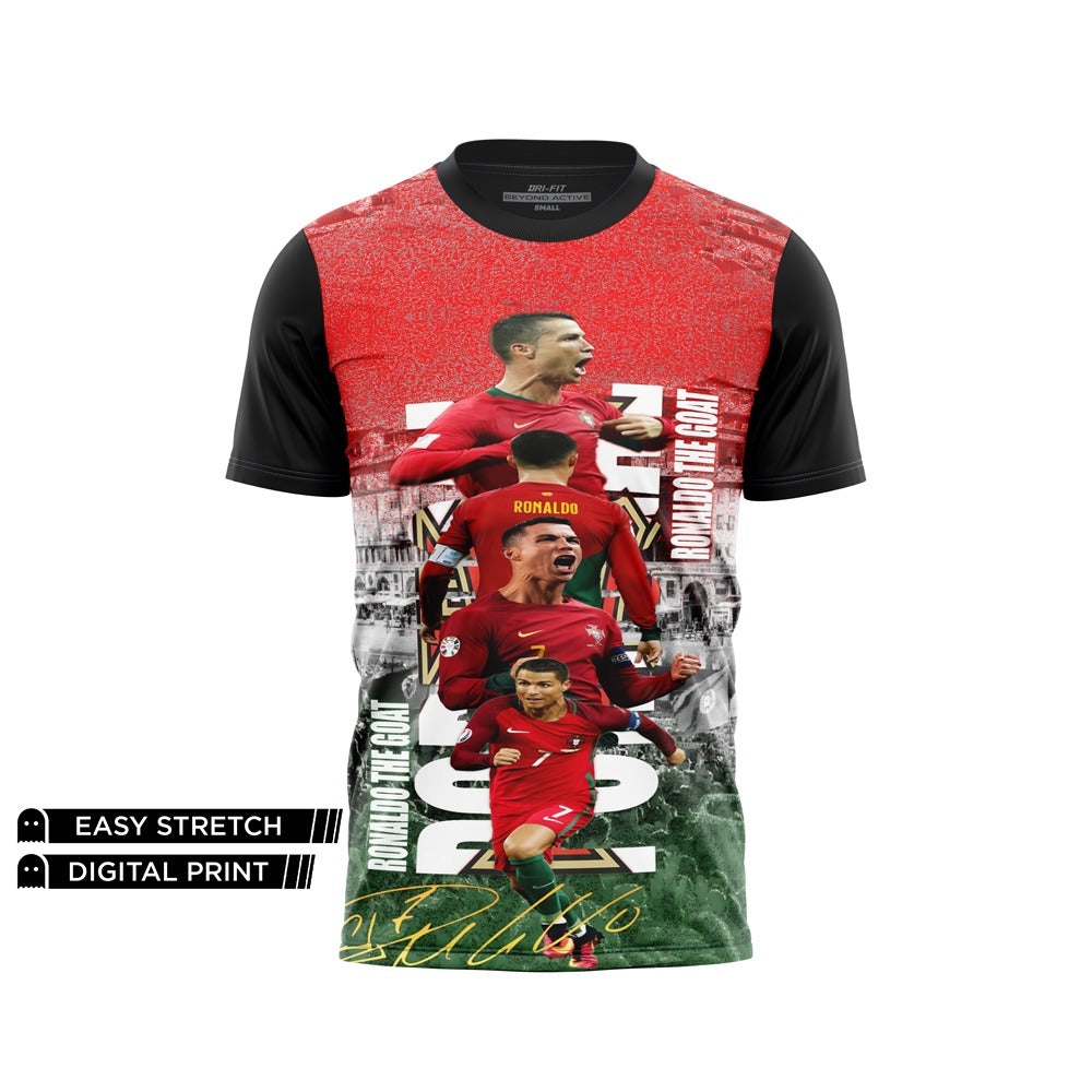 DIGITAL DRY-FIT TEE - RONALDO THE GOAT