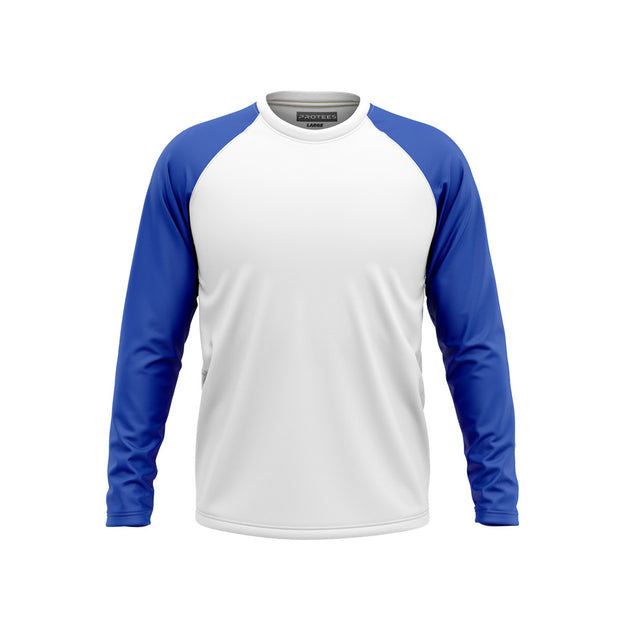 BASIC - ROYAL WHITE F/S RAGLAN