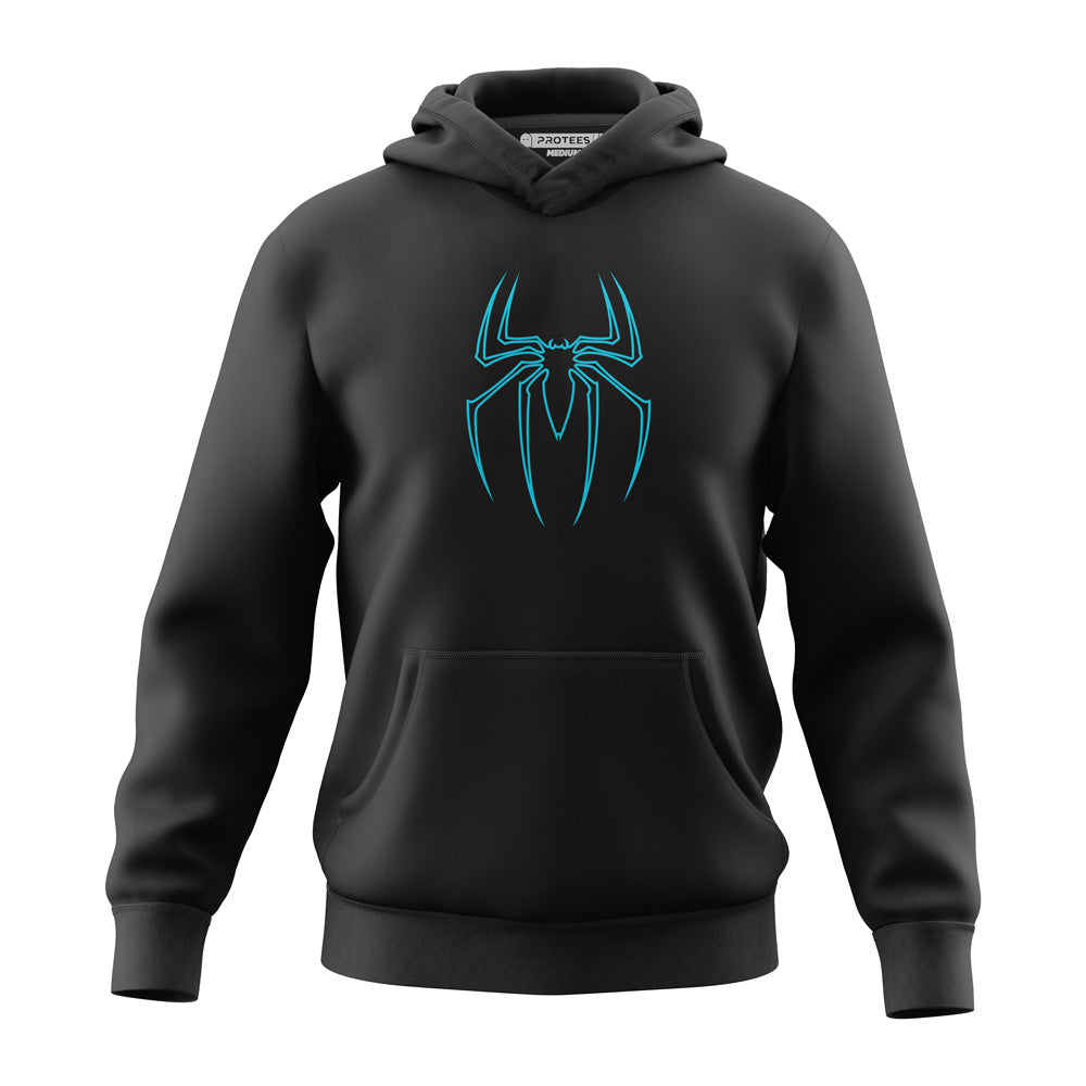AZURE SPIDERMAN- ULTRA SOFT FLEECE HOODIE