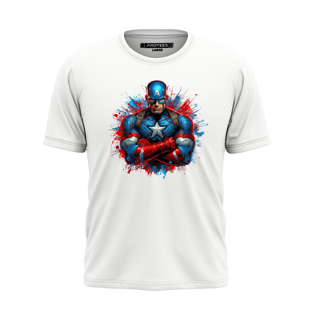 DTF - CAPTAIN AMERICA SPLASH TEE DTF0068