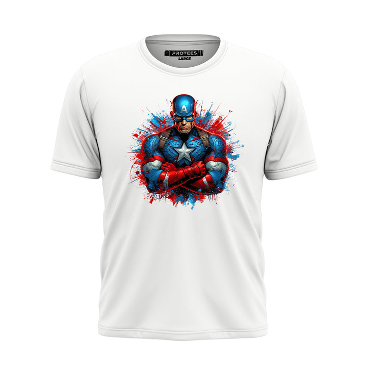 DTF - CAPTAIN AMERICA SPLASH TEE DTF0068