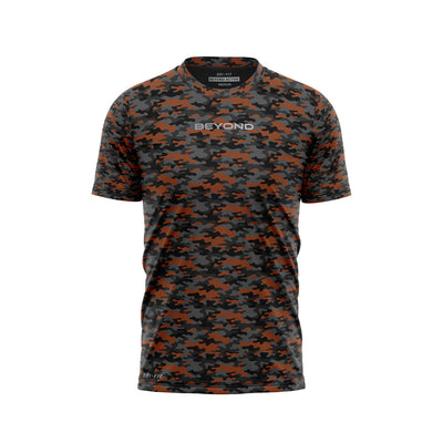 BEYOND APRICOT CAMO DRY-FIT TEE