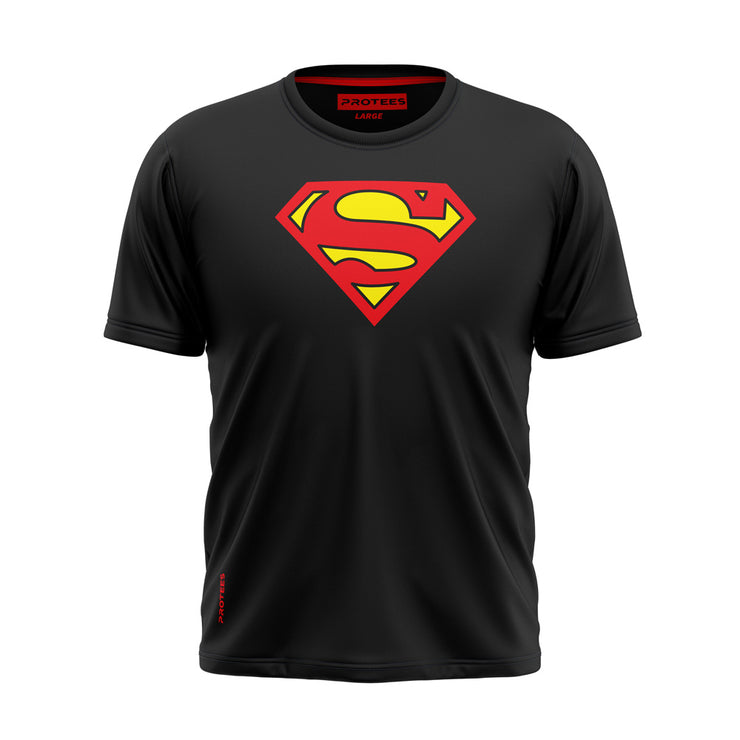BLACK CLASSIC SUPERMAN TEE