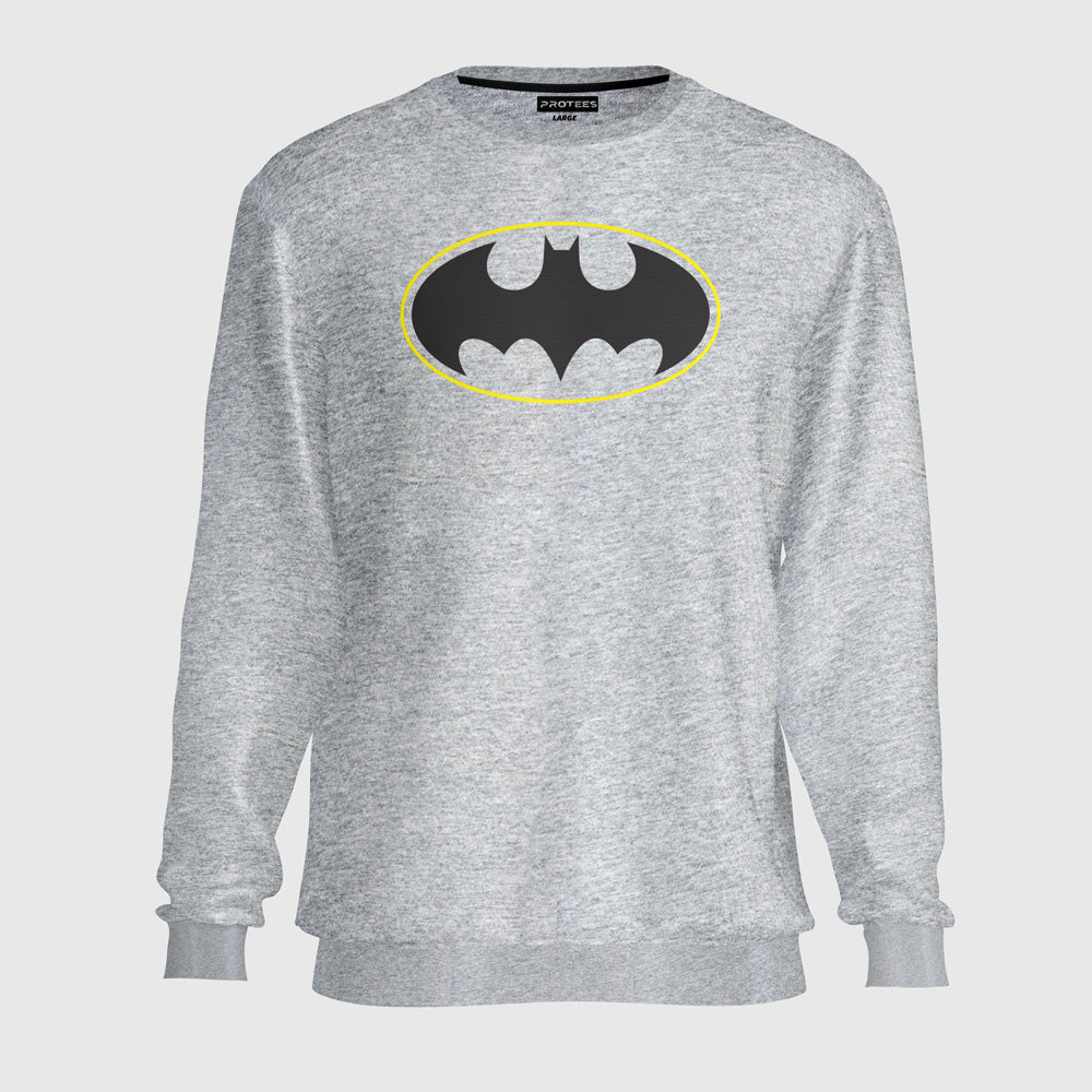 DTF - HEATHER GREY BATMAN SWEATSHIRT