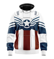 LIMITED CAPTAIN AMERICA  - POLYESTER FLEECE HOODIE