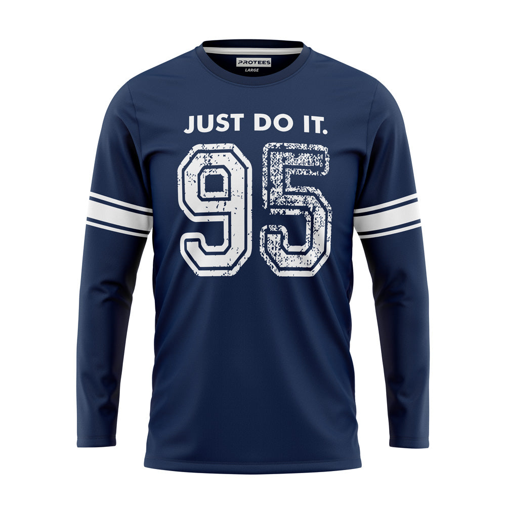 ORG - NAVY JUST DO IT FULL SLEEVES