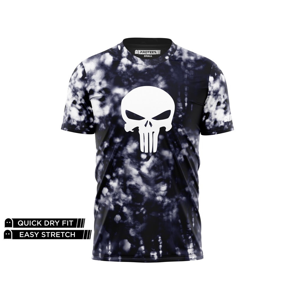 DIGITAL DRY-FIT TEE - TIE & DYE PUNISHER DG01021AO