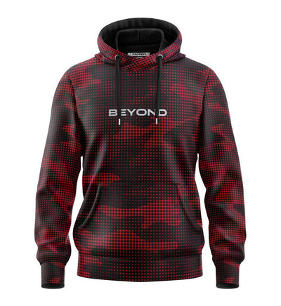 DIGITAL CAMO HOODIE - MAROON