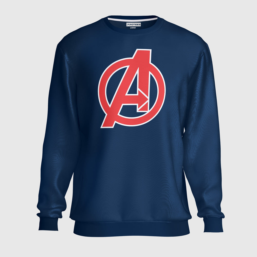 DTF - RED AVENGERS LOGO SWEATSHIRT