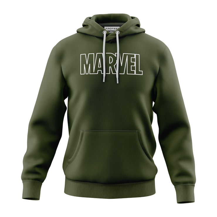 FOREST GREEN MARVEL - ULTRA SOFT FLEECE HOODIE