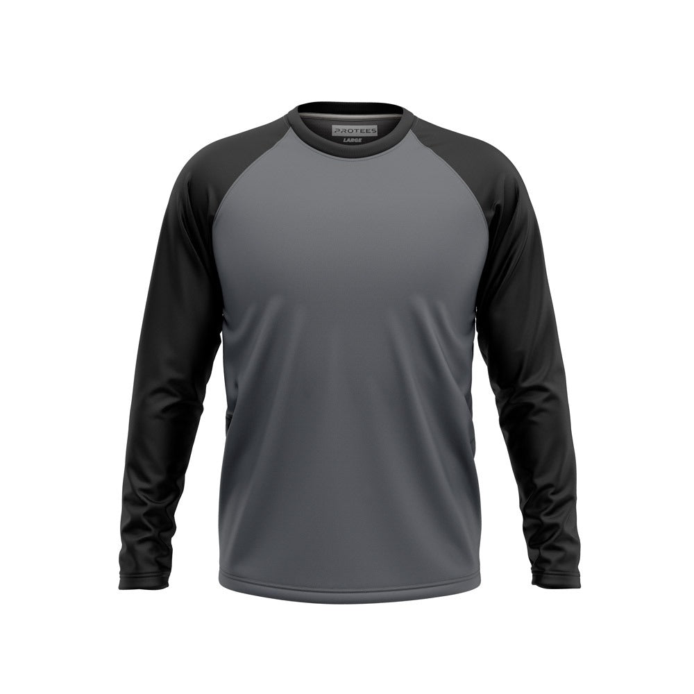 SMOKE BLACK RAGLAN FULL SLEEVES