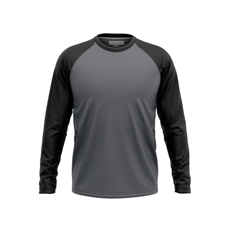 SMOKE BLACK RAGLAN FULL SLEEVES